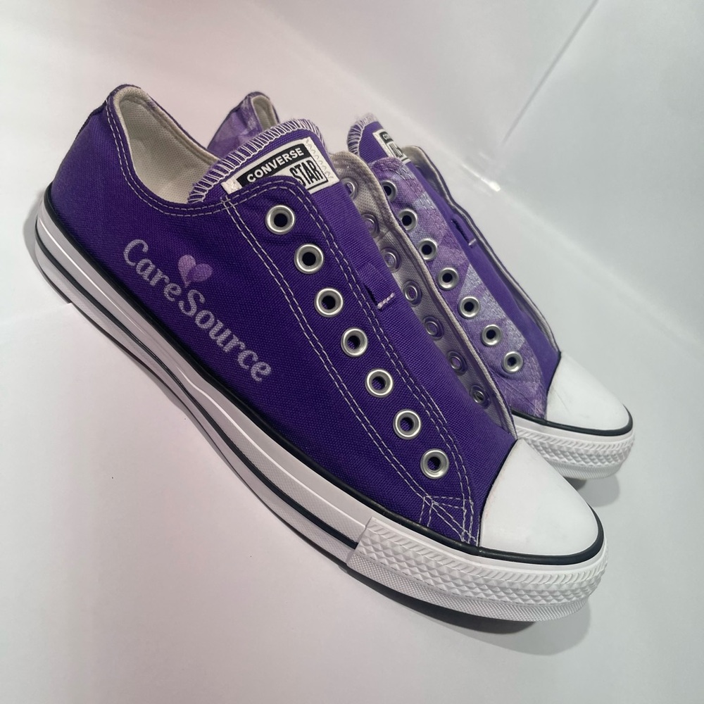 Converse Purple Canvas Sneakers